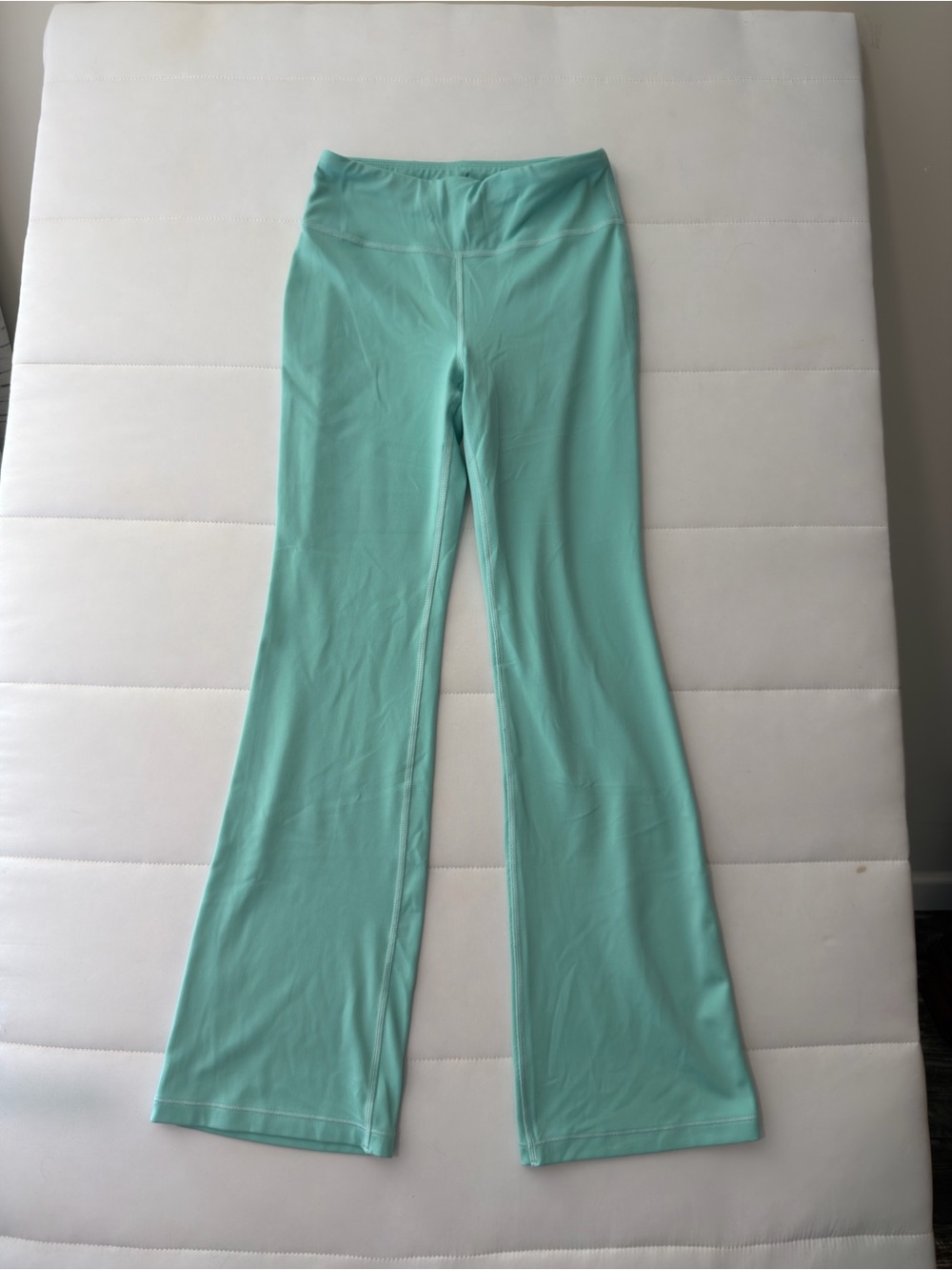Athleta Girls Mint Green Flare Leggings size L12/G12